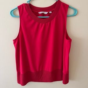 Athleta Red Sleeveless Top